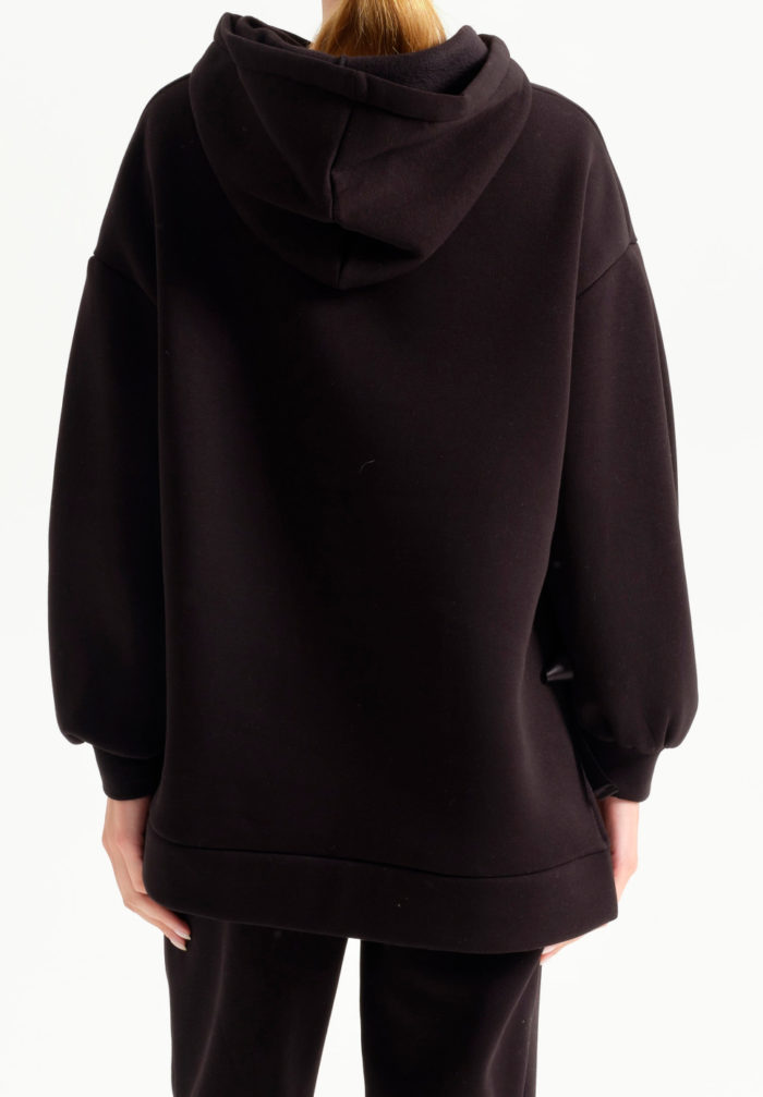 Sudadera con capucha modelo Venecia en negro