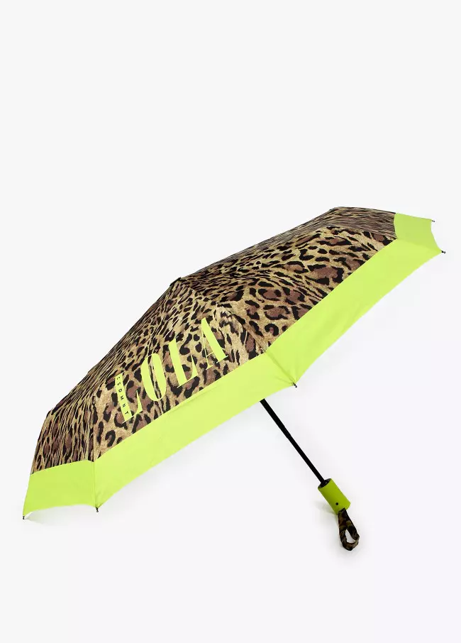 Paraguas de Lola Casademunt plegable animal print