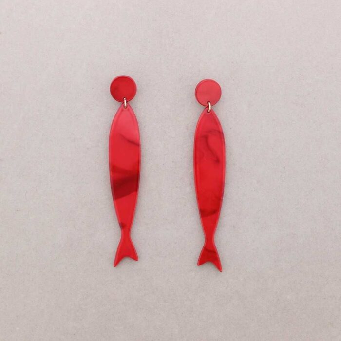 Pendientes colgante pez - Imagen 2