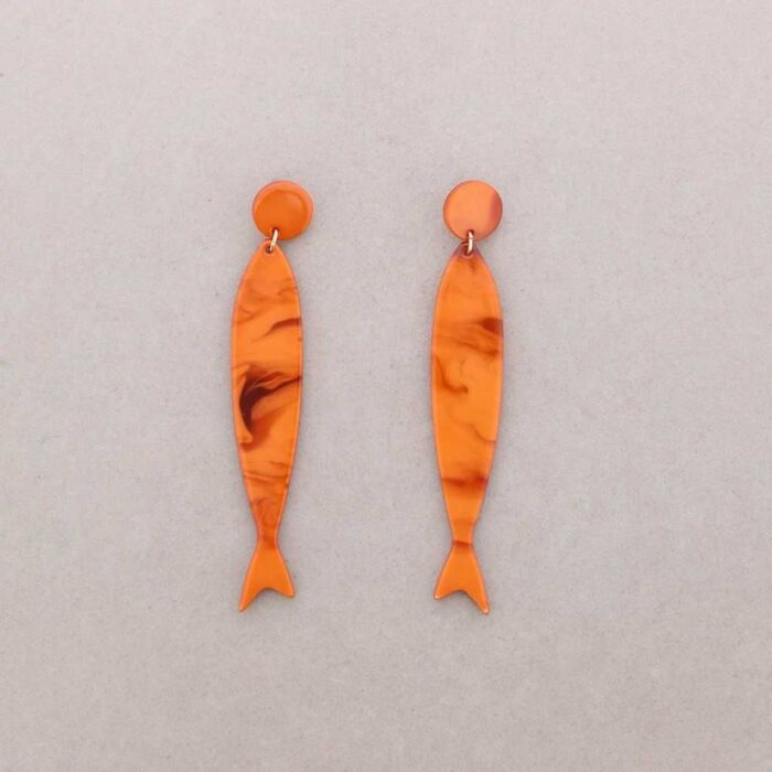 Pendientes colgante pez - Imagen 4