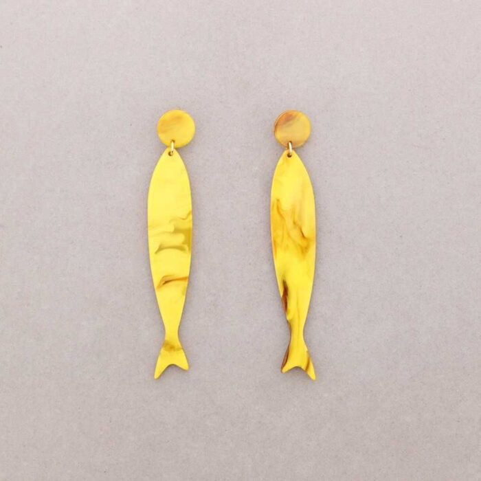 Pendientes colgante pez - Imagen 5