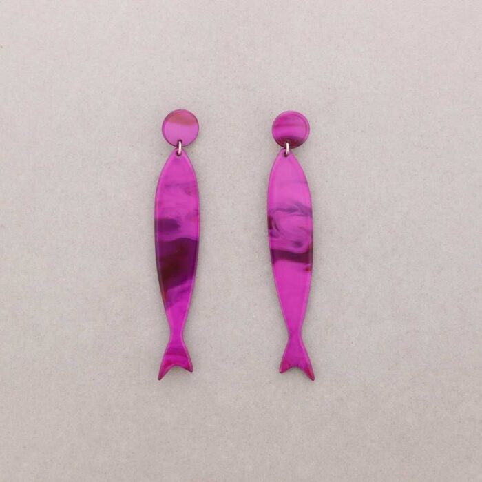 Pendientes colgante pez - Imagen 6