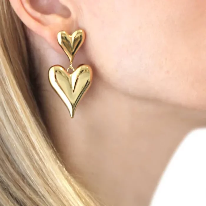 Pendientes de Anartxy largos Valentines Forever Yours