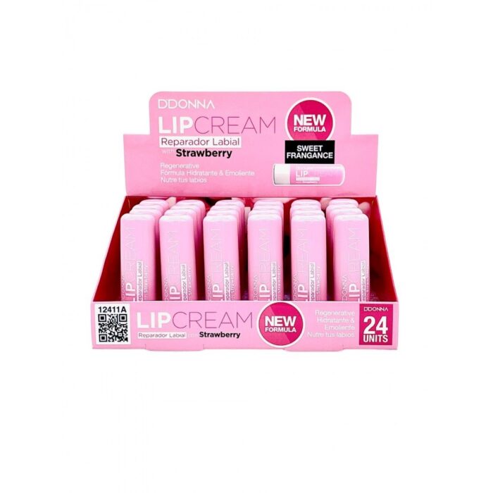 Bálsamo Labial con Fresa