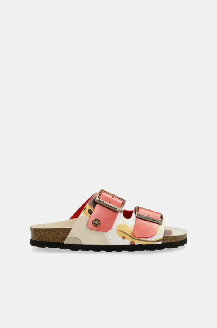 Sandalias bio de Anekke multicolor rojas - Imagen 3