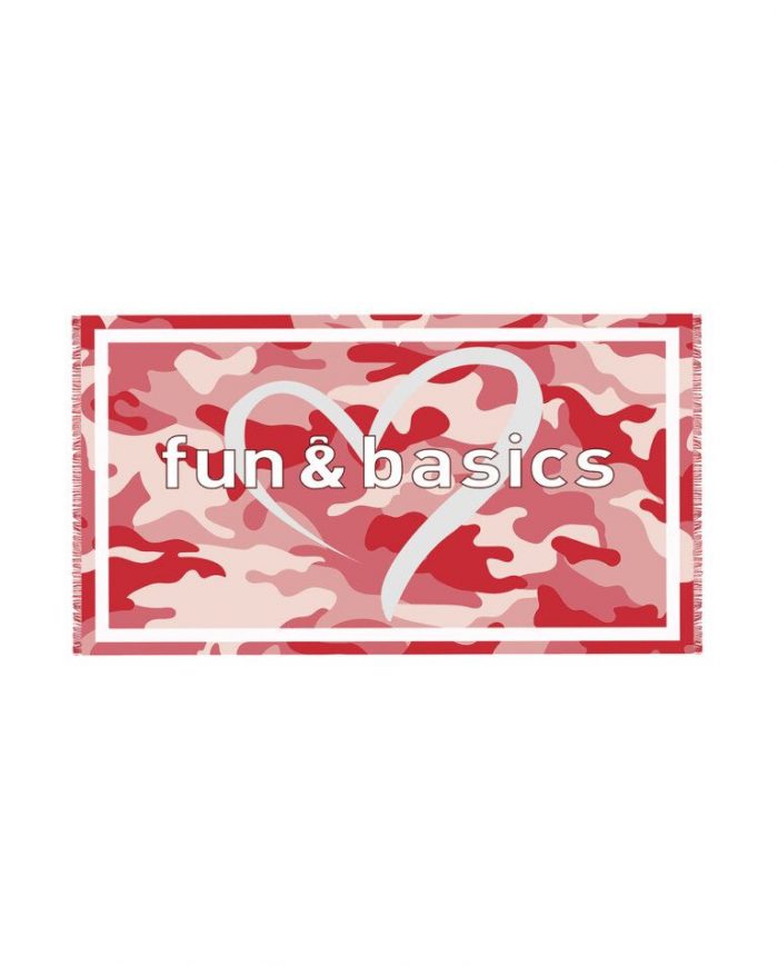 Pañuelo fun&Basics de camuflaje y corazón