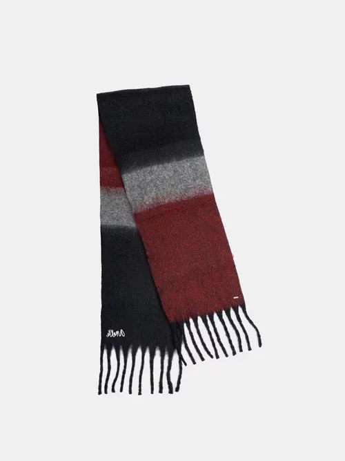 Bufanda de Anekke estampada con flecos