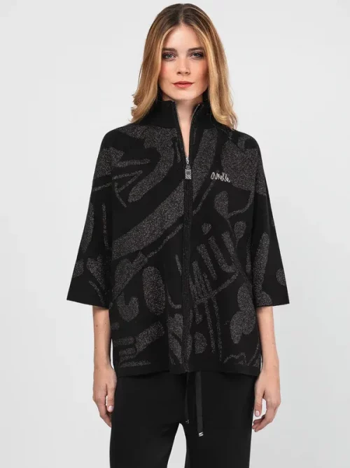 Cárdigan de Anekke negro y plata