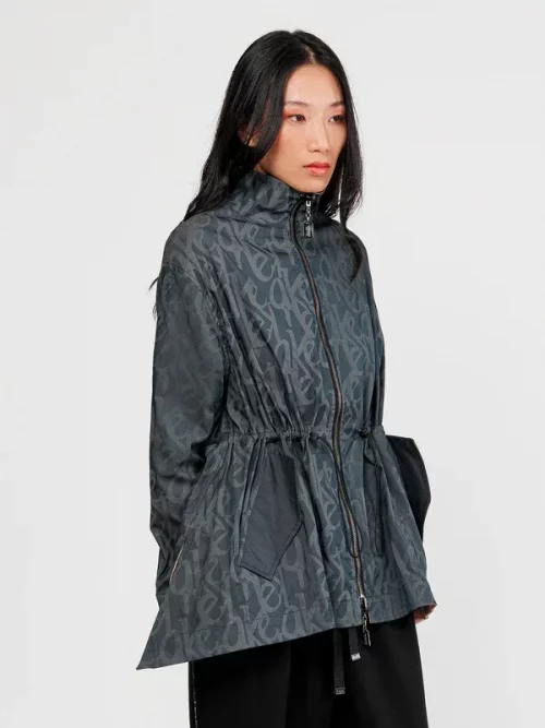 Chaqueta Anekke reversible negra y beige