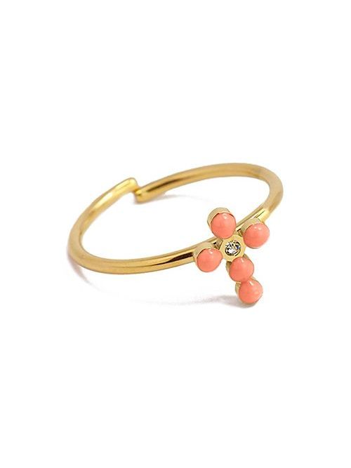 Anillo de Anartxy Esmalte Cruz