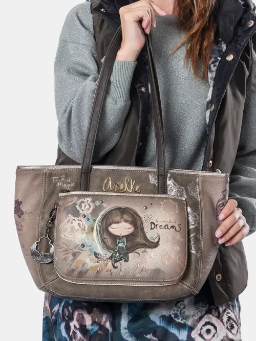 Bolso de Anekke de hombro grande Real